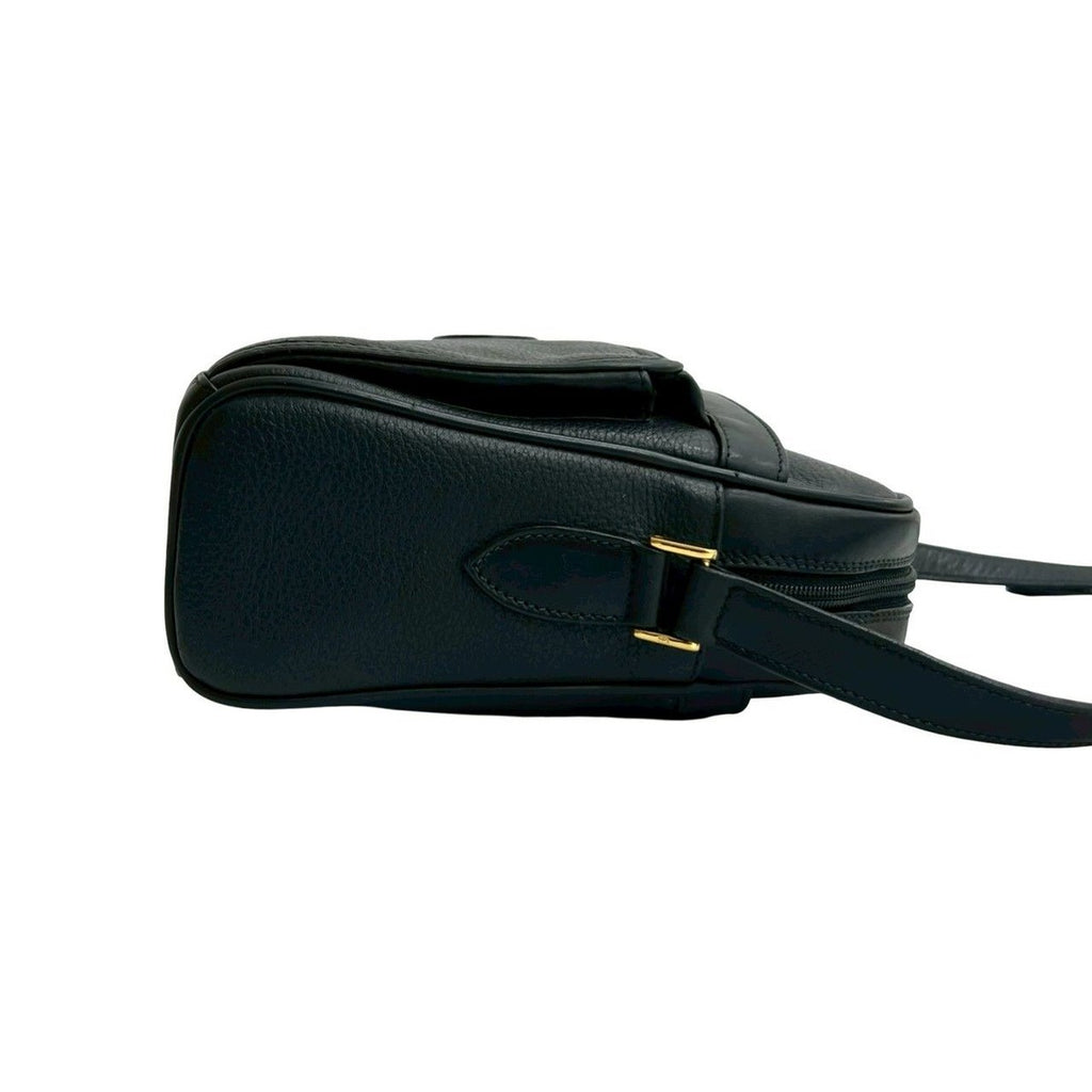 Gucci Vintage GG Logo Embossed Leather Shoulder Bag — view 6