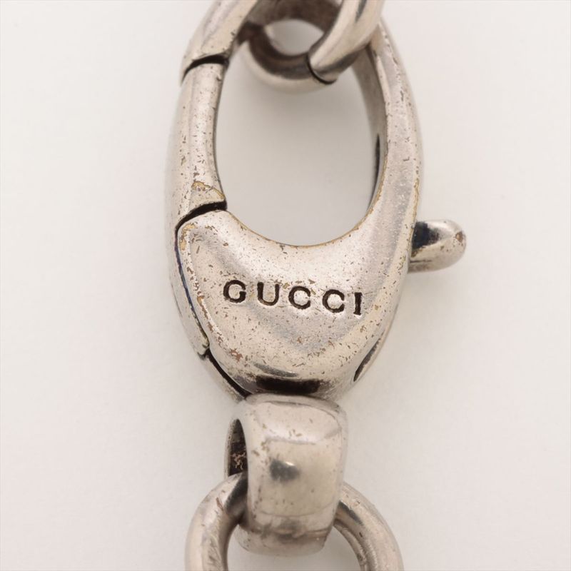 Gucci Michele Period Lion Head Necklace Sp Silver — view 5
