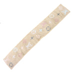 Louis Vuitton Echarpe Mink Glam Lining 100% Silk Monogram Scarf — view 5