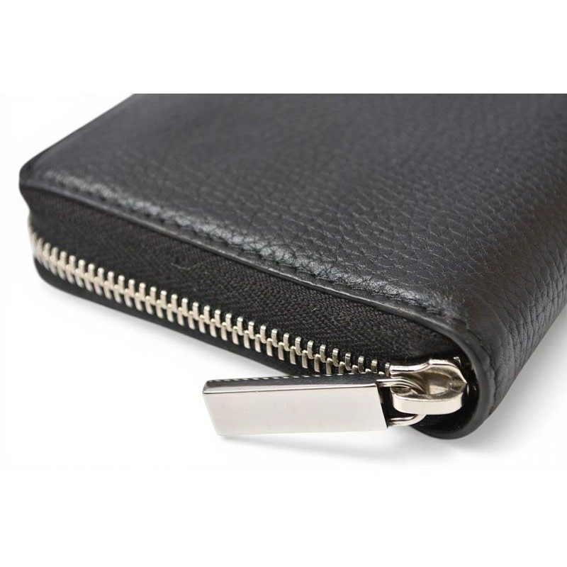 Gucci Wallet Zip Around Black Leather — view 7