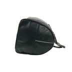 Prada Logo Stitch Leather 2-Way Shoulder Bag Black — view 6