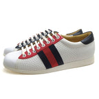 Gucci Shoes Sneakers Low Cut Women Leather White