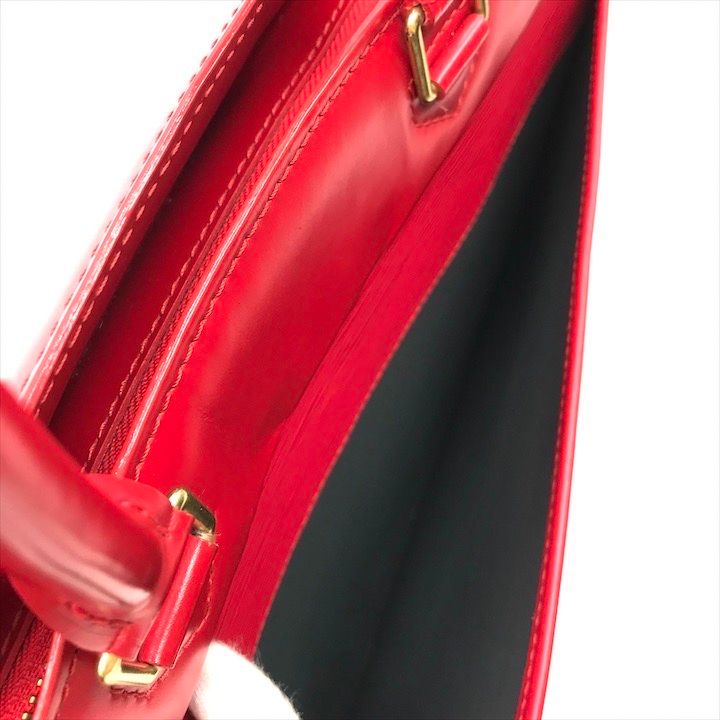 Louis Vuitton Non Stick Epi Riviera Hand Bag Red — view 9