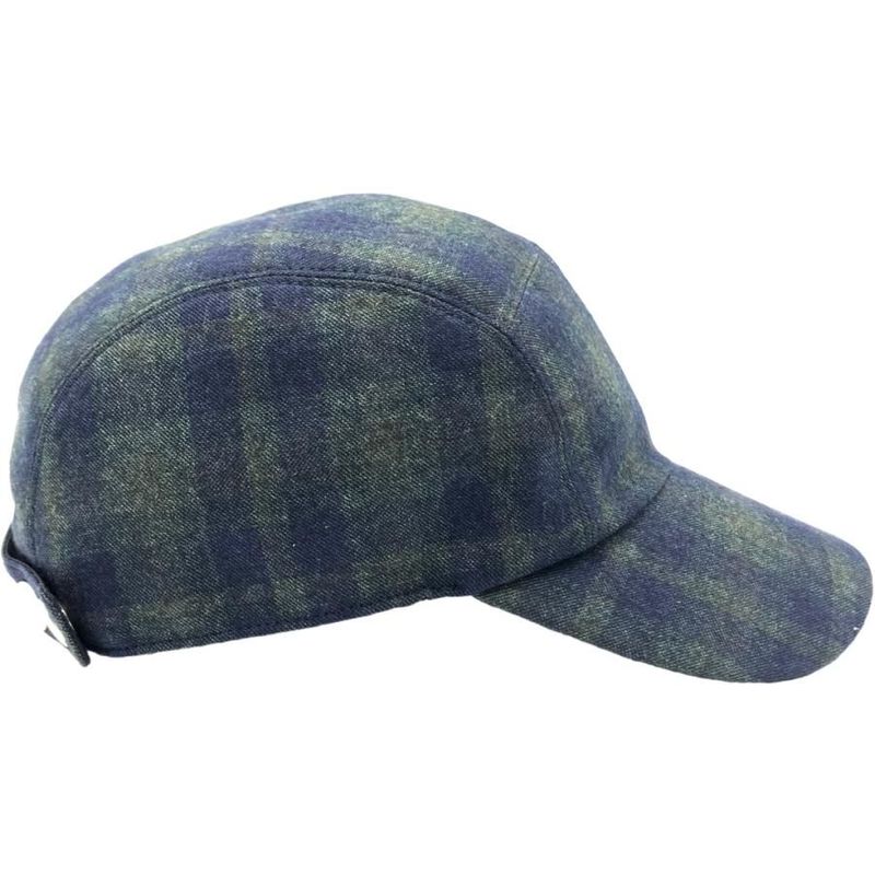 Hermes Casket Nevata Punk Corrige Wool Check Cap Hat 12169 — view 3