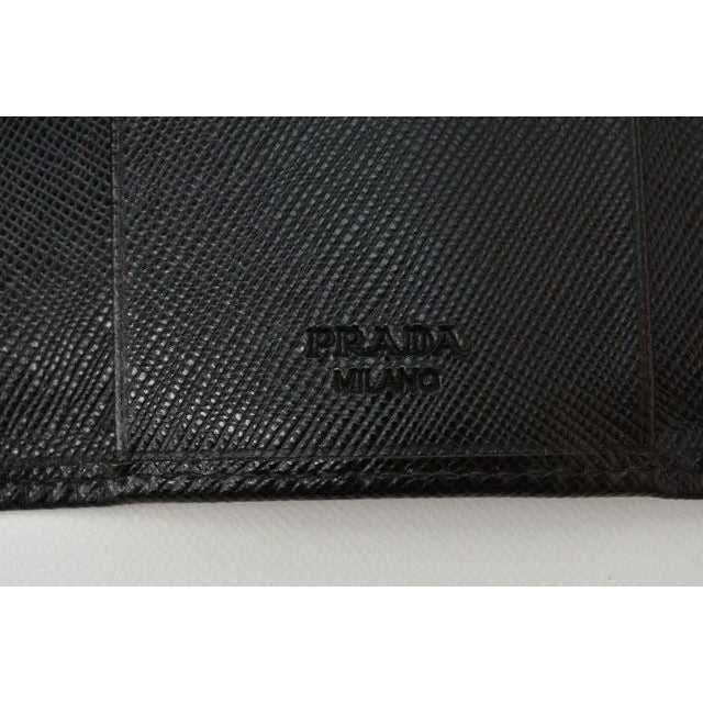 Prada Key Case Holder 6 Rings 1 Pg222 Black — view 8