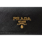 Prada Key Case Holder 6 Rings 1 Pg222 Black — view 9