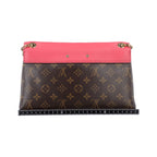 Louis Vuitton Pallas Chain Monogram Brown Poppy Petal Canvas Calf Leather — view 2