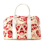 Gucci Era Flower Boston Bag Red