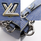 Louis Vuitton Twist MM Epi Leather Denim Shoulder Bag — view 8
