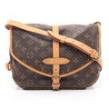 Louis Vuitton Shoulder Bag Saumur 30 Monogram Canvas Leather