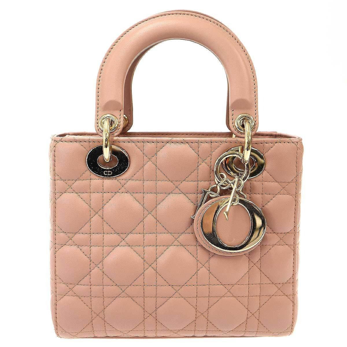 Dior Christian Myabc Small Cannage Lambskin 2-Way