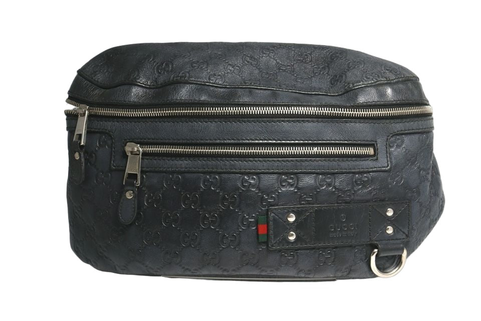 Gucci Guccissima Leather Waist