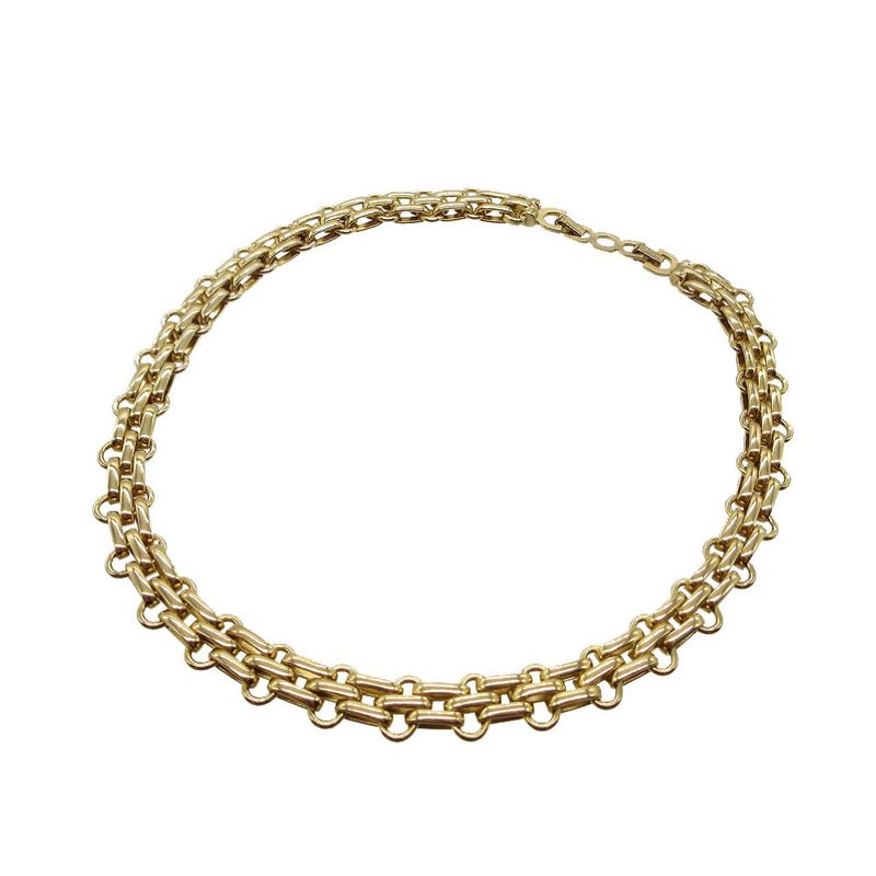 Christian Dior Chain Choker Metal Gold 0125 — view 4