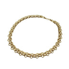 Christian Dior Chain Choker Metal Gold 0125 — view 4