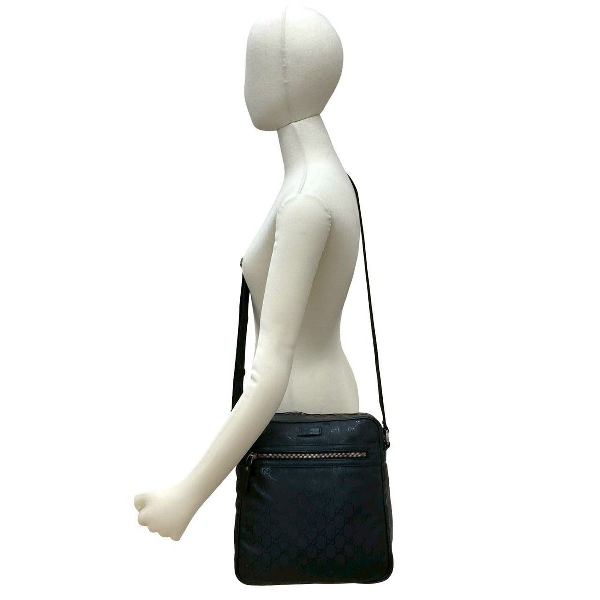 Gucci GG Logo Pattern Imprime Leather Shoulder Bag Messenger — view 2