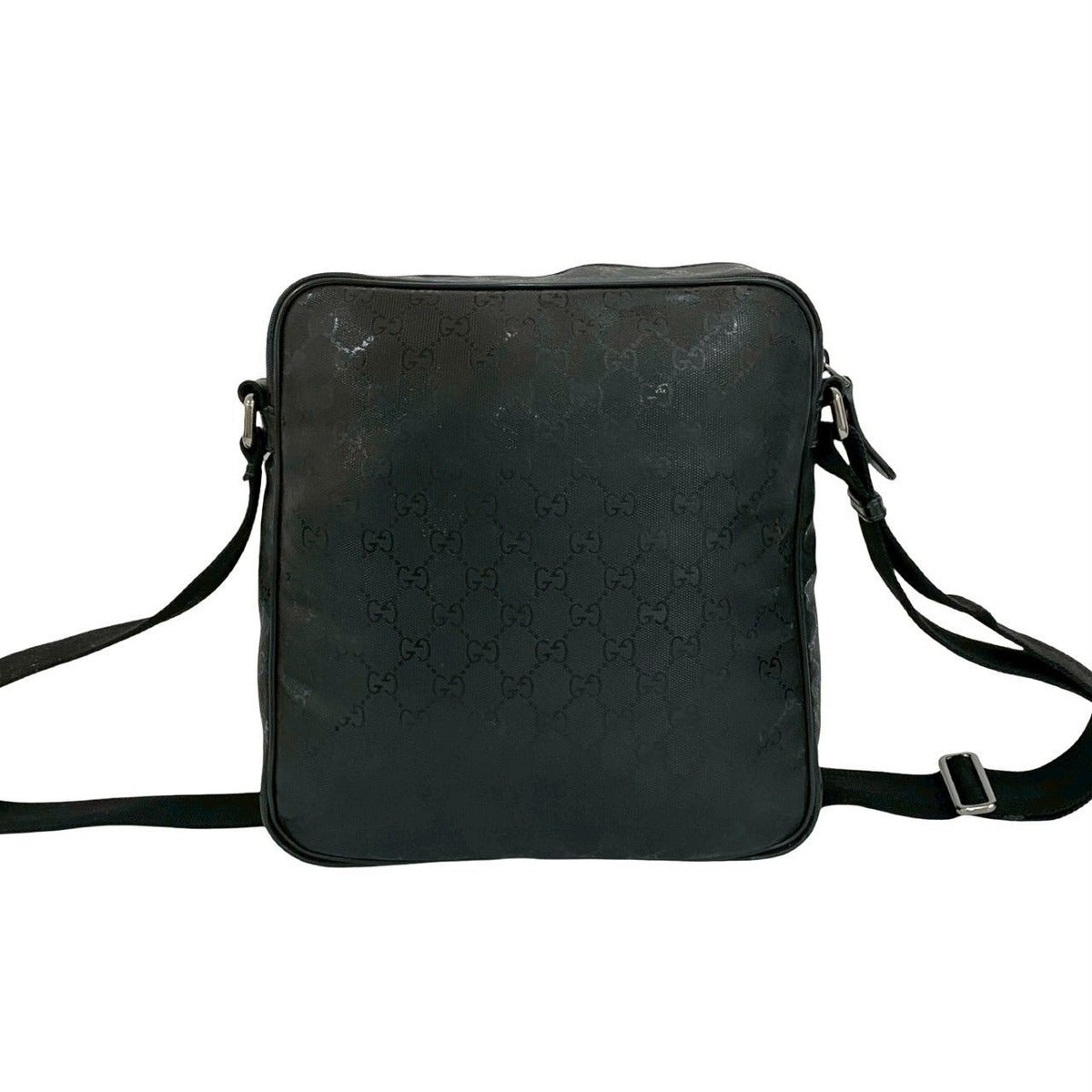 Gucci GG Logo Pattern Imprime Leather Shoulder Bag Messenger — view 3