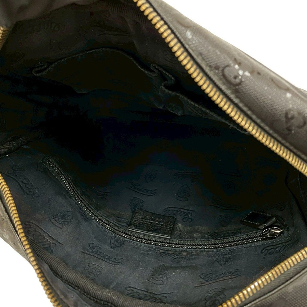 Gucci GG Logo Pattern Imprime Leather Shoulder Bag Messenger — view 9