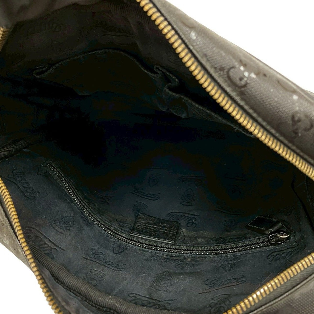 Gucci GG Logo Pattern Imprime Leather Shoulder Bag Messenger — view 9