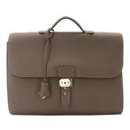 Hermes Sac a Depeche 38 Briefcase Business Togo Taupe