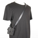 Fendi Marsupio Baguette 3-Way Clutch 7 M0295 Nylon Canvas And Leather Black — view 9