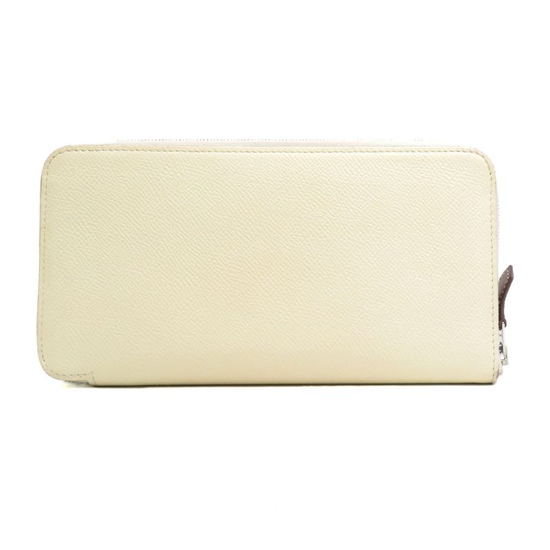Hermes Round Zipper Long Wallet Azap Silk Quin — view 3