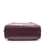Gucci Small Shoulder Bag Red Black Crystal Canvas — view 6