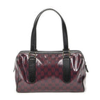 Gucci Small Shoulder Bag Red Black Crystal Canvas