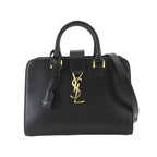 Saint Laurent Baby Cabas 2-Way Bag Leather Black