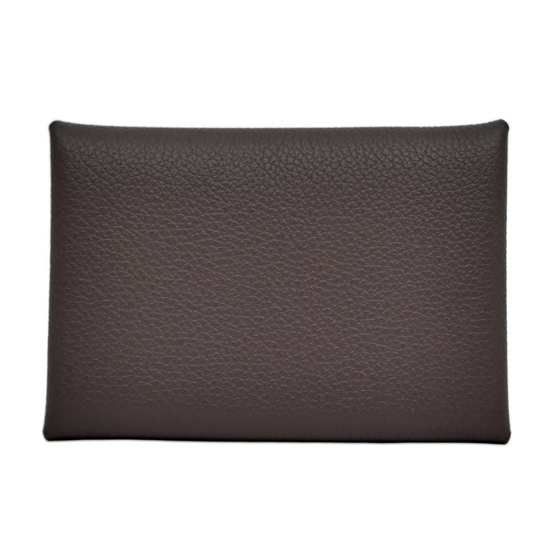 Hermes Calvi Duo Card Case With Coin Purse Chevre