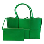 Bottega Veneta Zaarco Medium Maxi Intrecciato Lamb Leather