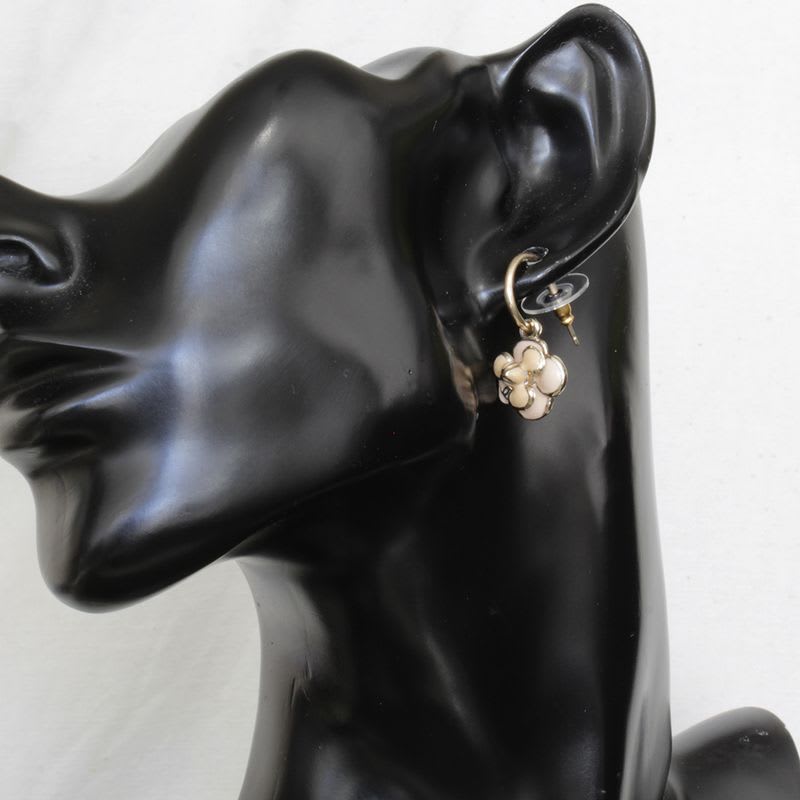 Chanel CC Mark Camellia Earrings 08 P 2008 E1542 — view 5