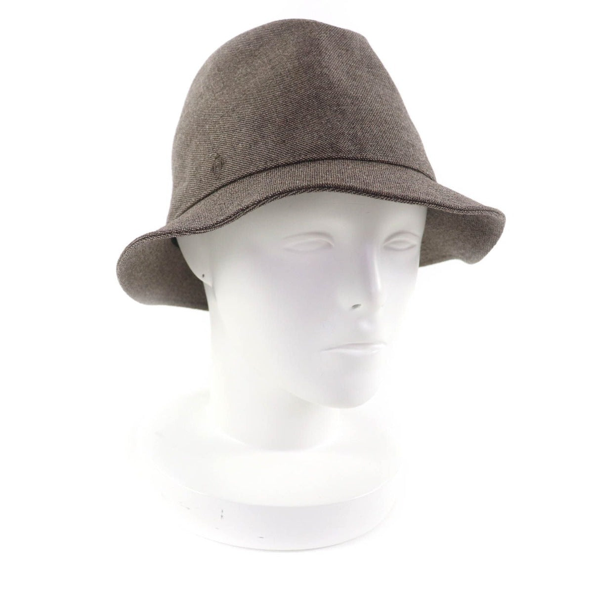 Hermes H Embroidered Bucket Hat Brown 57