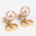 Dior Clip Earrings Tribal Metal