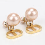 Dior Clip Earrings Tribal Metal
