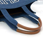 Celine Tote Large Cabas Blue — view 6