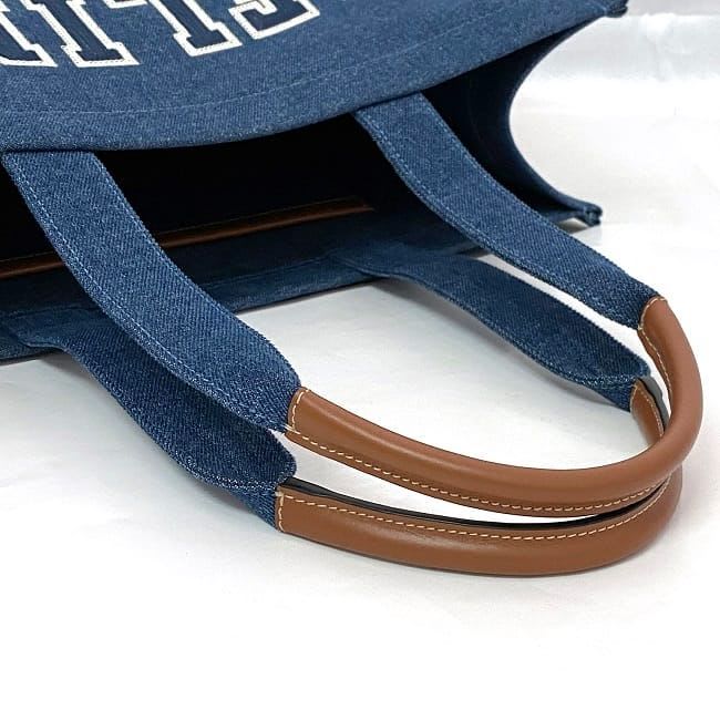 Celine Tote Large Cabas Blue — view 6