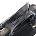 Bottega Veneta Canvas And Leather Gray Black Tote Bag — view 5