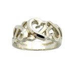 Tiffany & Co Ring Tripleloving Heart 925 Sterling Silver — view 2