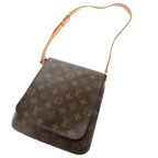 Louis Vuitton Musette Salsa Short Strap Monogram Brown Shoulder Bag — view 4