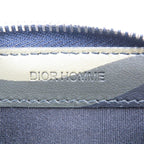 Dior Homme Leather Silver Hardware Navy Orange Round Zipper Coin Case 0559 — view 5