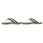 Chanel Entre Doigts CC Logo Wood Thong Sandals Beach Beige — view 3