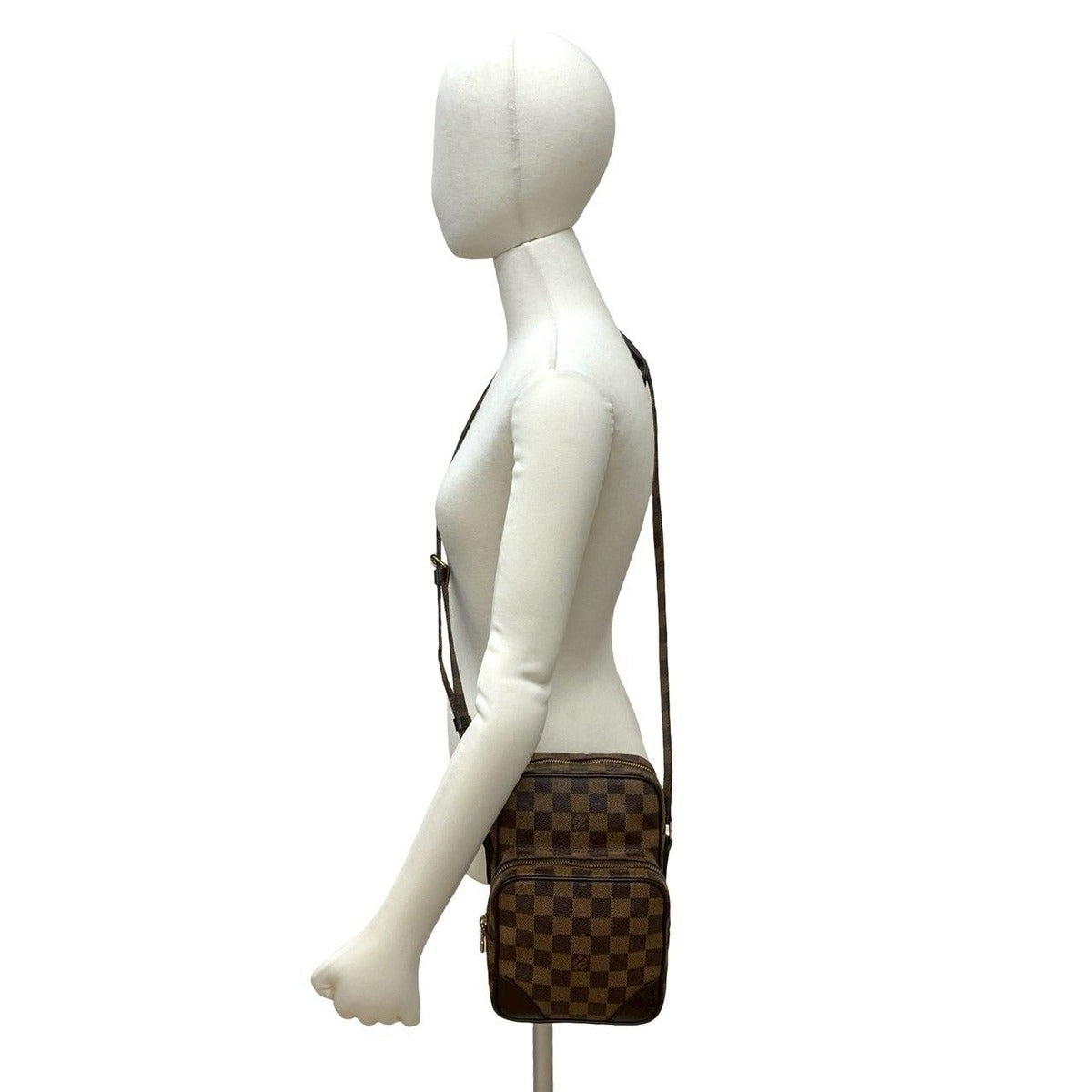 Louis Vuitton Vintage Amazon Damier Leather Mini Shoulder Bag Pochette — view 2