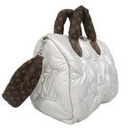 Louis Vuitton Handbag LV Pillow Speedy Bandouliere 25 Silver Brown 2-Way — view 2