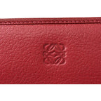 Loewe Wallets Long Wallet Round Zipper Amazona Goatskin Bordeaux — view 2