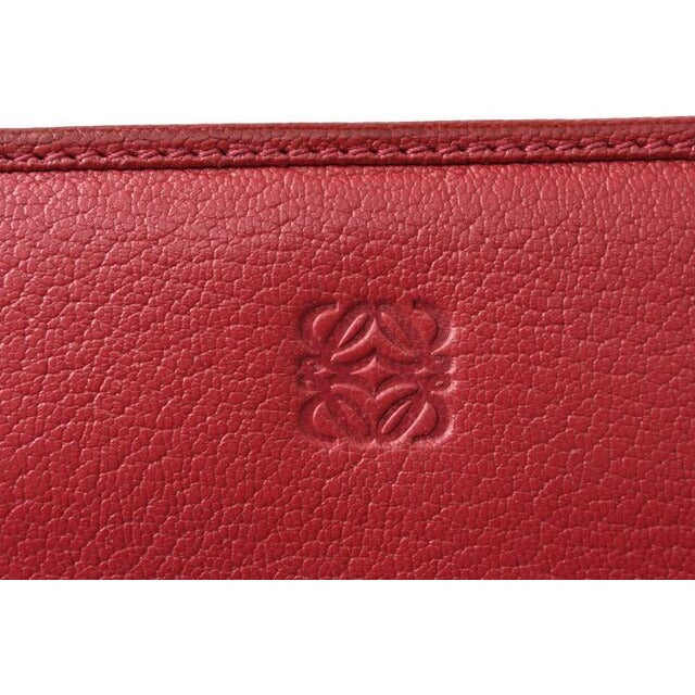 Loewe Wallets Long Wallet Round Zipper Amazona Goatskin Bordeaux — view 2