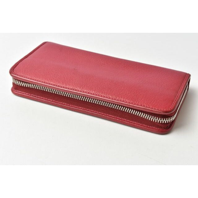 Loewe Wallets Long Wallet Round Zipper Amazona Goatskin Bordeaux — view 3