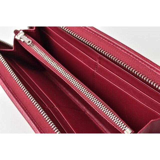 Loewe Wallets Long Wallet Round Zipper Amazona Goatskin Bordeaux — view 5