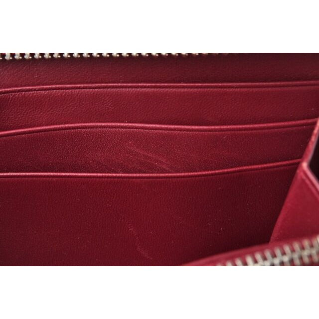 Loewe Wallets Long Wallet Round Zipper Amazona Goatskin Bordeaux — view 8