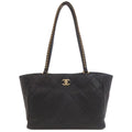 Chanel Quilted Gold Tote
