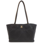 Chanel Quilted Gold Tote